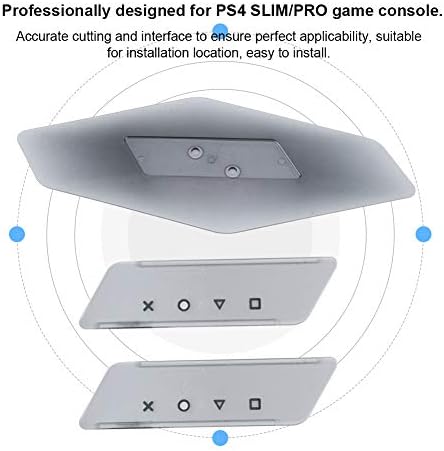 Vbestlife 2 во 1 вертикална докинг станица Домаќин штанд за PS4 Slim/Pro Game Console