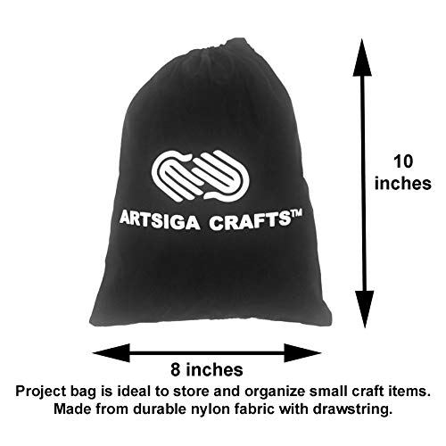 Marvy Uchida паметен лост Xtra Giga Craft Panch-Circle 1-пакет во комплет со мала торба за уметност