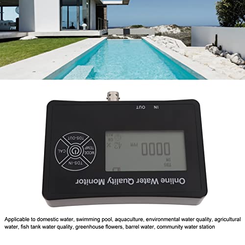 Монитор за квалитет на водата, тестер за влажност на влажност на wallидот 1 точна за калибрација на копчето точна за аквакултура