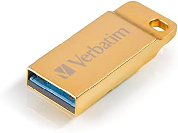 ВЕРБАТИМ 32 GB метал Извршен USB 3.0 Flash Drive - злато - 99105