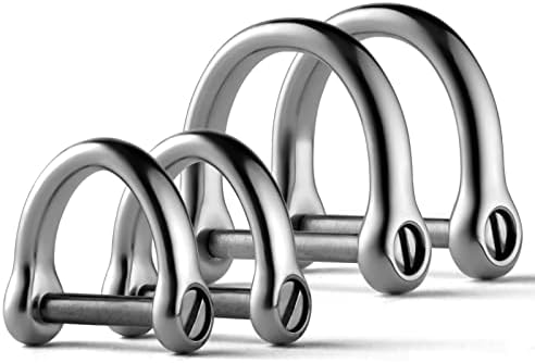 Fegve Key Rings со трепкање со завртки 316 метал од не'рѓосувачки челик прстен за клучеви за автомобили, тастатура за автомобили