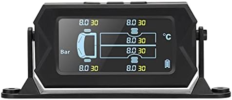 XWWDP автомобил гума за притисок на алармот монитор на аларм систем TPMS соларна LCD гума на притисок на гумата Монитор на температурата