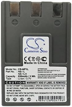 Камерон Сино Нова батерија за замена на 830mAh за Canon Digital IXUS 200A, Digital IXUS 300, Digital IXUS 300A, Digital IXUS 320,