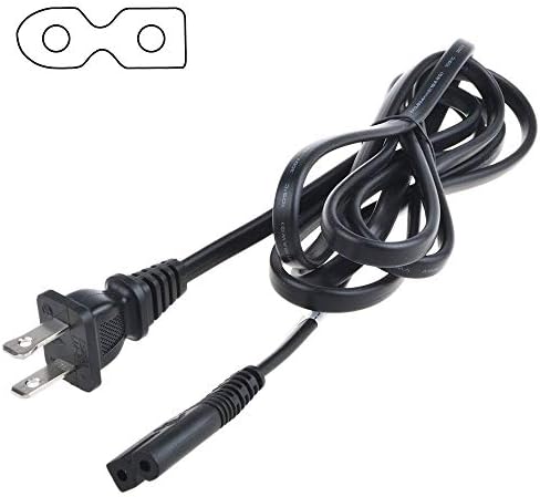 FITPOW AC 120V 60Hz 20W Електричен кабел за кабел за кабел за приклучок за приклучок за приклучок за Sony SA-CT60BT SACT60BT SA-CT60 Активен звучен систем Bluetooth Sound Sound Lar