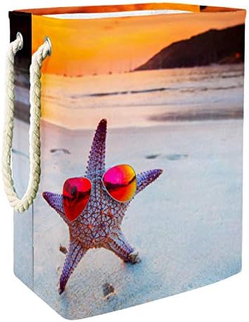 Плажа Зајдисонце Морска Ѕвезда Крпа За Перење Попречува Вградена Постава Со Монтажни Загради Кошница За Перење Со Рачки