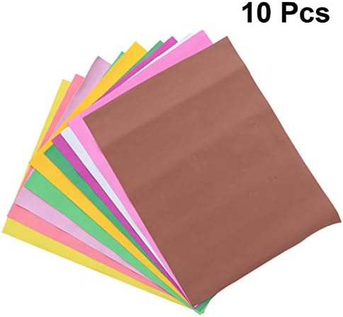 Детски листови од милистини 10 парчиња пена хартија ева листови од пена разновидни занаети за занаетчиски листови за завиткување на листови