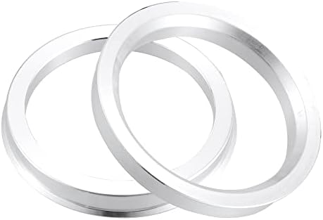 Acropix 64,1 mm до 74,1 mm Универзален центар за центрични прстени Сребрен тон - пакет од 2