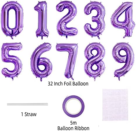 Xlood број 13 балони 32 инчи дигитален балон азбука 13 роденденски балони цифри 13 хелиум балони големи балони за роденденски