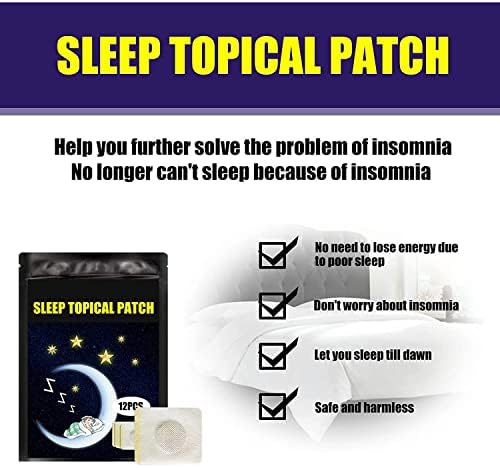 Лепенка за спиење на ICMPLI, закрпи за поддршка на спиење, закрпи за спиење 12 парчиња за возрасни го подобруваат квалитетот