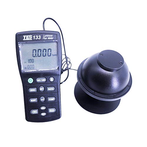 TES-133 Luminous Flux Meter LED сијалица Тестер Тестер Дигитален Lux Meter Lumen Tester