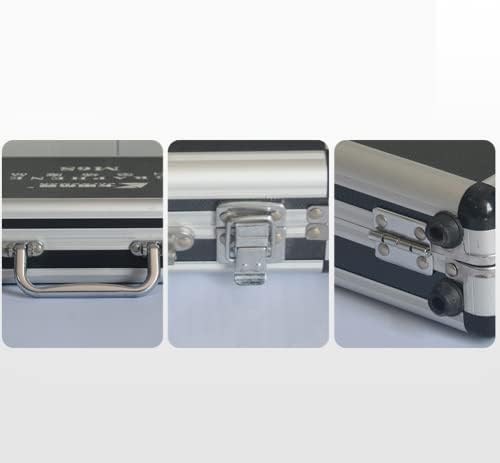 Алатка за алуминиумска алатка за носење кутија за заклучување на отворено домашна кутија за складирање со заштитна коцка пена - Заштитна - Екстра