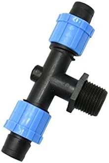 Адаптер за конектор за црево машки 1/2 3/4 до 16 мм капка подигање на капката за наводнување на капката за наводнување, завртка