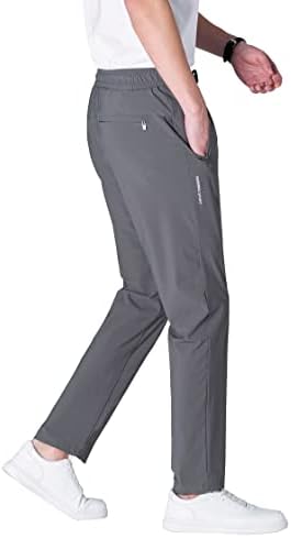 Античка starвезда Менс Брзи суви џемпери со џебови со патенти со лесен атлетски панталони со атлетски џогер за вежбање