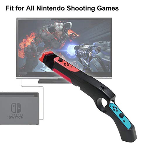 Контролер за игри со пиштол Компатибилен со Nintendo Switch, додатоци за игра за игра за Волфенштајн 2: Новиот Колос, Аркада
