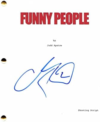 Адам Сендлер потпиша автограм Смешни луѓе со целосен филмски скрипта - Среќен Гилмор, Вотербој, Биг тато, г -дин. Дела, најдолгиот двор, punchубовта