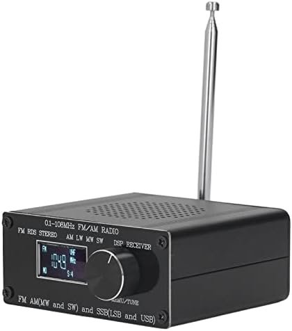 FtVogue Full Band Radio Rediver FM AM SSB 0,96IN Display SMA USB додаток за полнење Постави комплет со кабел за полнење и упатство за корисникот,