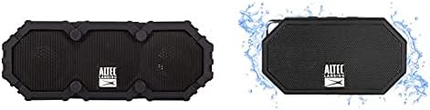 Altec Lansing IMW477 Mini LifeJacket 2 Bluetooth звучник, IP67 водоотпорен, шок -изобилен, снежен изобилство, црн и мини H2O - безжичен, Bluetooth, водоотпорен звучник, лебдечки, IP67, преносен звучн?
