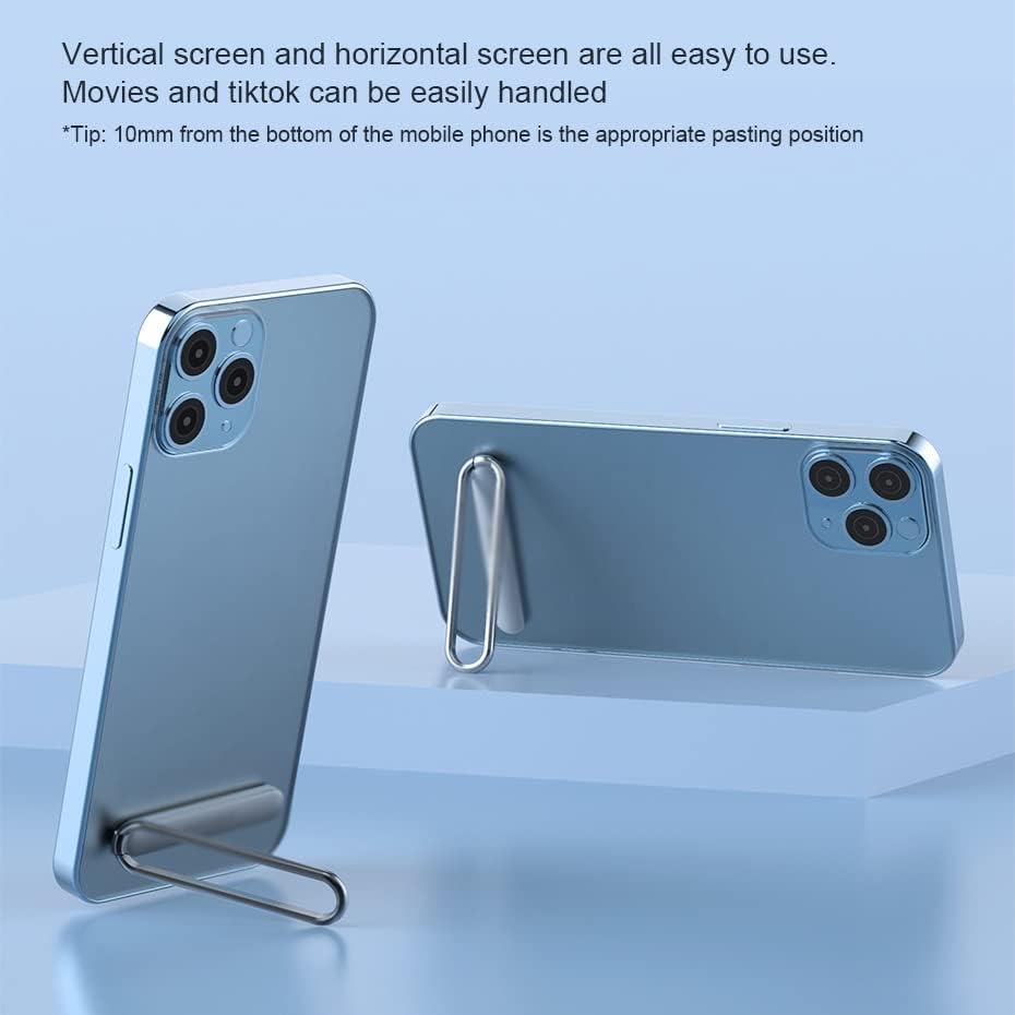 N/A мобилен телефон Kickstand Universal вертикален хоризонтален штанд прилагодлив мини држач за монтирање на бирото за преклопување