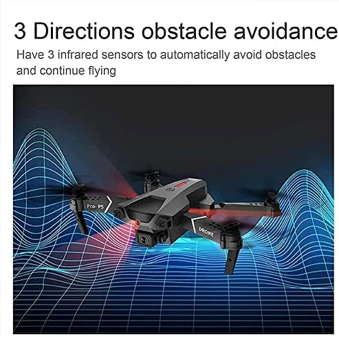 Prendre Mini Drone за деца и возрасни, RC Quadcopter со 4K HD камера, 3D флип, еден клуч полетување/слетување, лет за песна, одржување