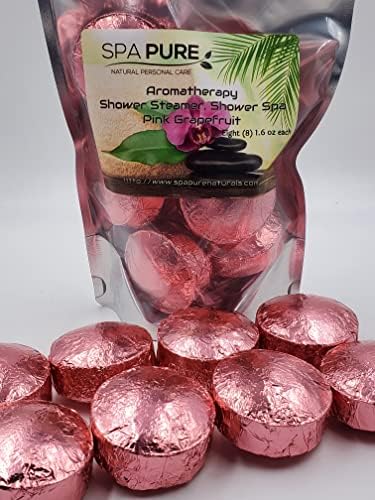 Спа Чиста Розова Ароматерапија Со Грејпфрут: Пароброд За Туширање/Бомби/Таблети со Природни/Органски Есенцијални Масла-Трансформирајте