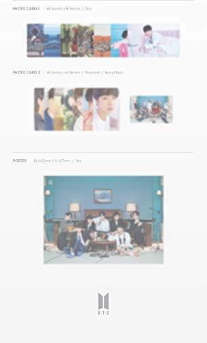 BTS - бидете албум+на постер за пакување+екстра холограм фото -картички сет