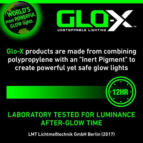 Glo -X Dog Glow Tag - Сјај во ознаките на темни мачки за да ги чувате вашите миленици безбедни во текот на ноќта - 12+ часови на сјај -