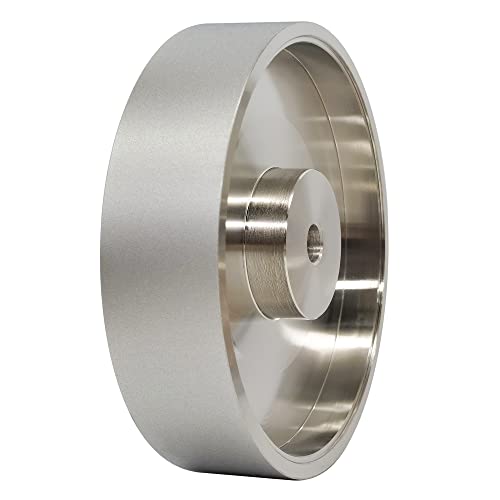 Gytycatah CBN Мелење тркало, широко DIA 6 x 1,5 со 1/2 арбор, тркало за мелење дијаманти за острење челик со голема брзина, Grit 600