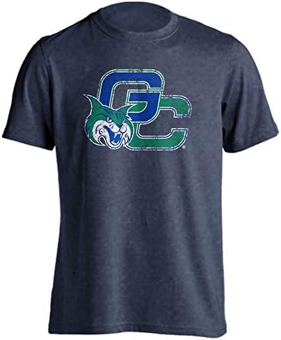 Georgiaорџија колеџ Bobcats GCSU потресено лого за блокирање на возрасни маица со краток ракав