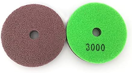 Пол за полирање 7 парчиња/лот 100 мм влошки за полирање на сунѓер за гранит и мермер 4 -инчен бетонски подло за полирање на подлога