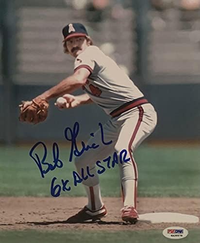 Боби Грич потпиша Калифорнија Ангели 8x10 Фото PSA 4A39578 - Автограмирани фотографии од MLB