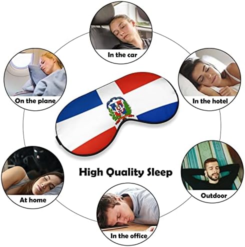 Знаме на мека маска за меки очи на очите, ефективна засенчување на удобност за спиење со еластична прилагодлива лента