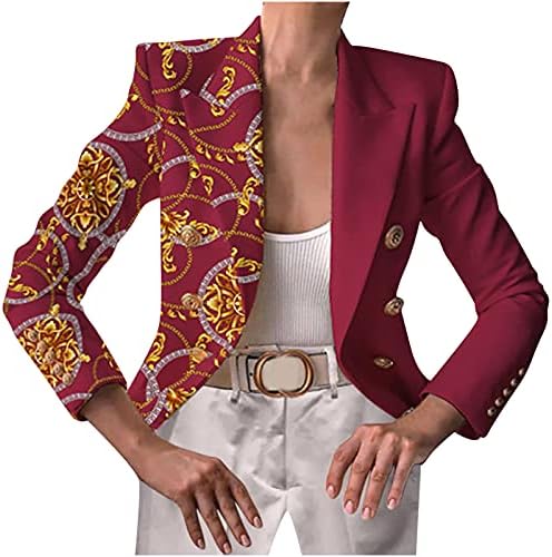 Clotsените цветни блејзер јакна за женски случајни блејзери за работа на отворено предна јакна костум за надворешна облека