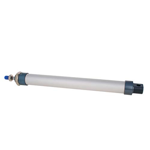 Отмро 1pcs Воздушен Цилиндар MAL20 x 175 (20mm/0,79 Bore 175mm/6,9 Мозочен Удар Со Двојно Дејство Воздушен Цилиндар, 1/8PT Единечна