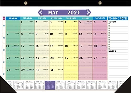 Голем Ѕиден Календар, Ѕиден Календар 18 Месеци, јануари 2023 до јуни 2024 година, Голем Календар СО Густа Хартија 17Х12, Шарени Месечни