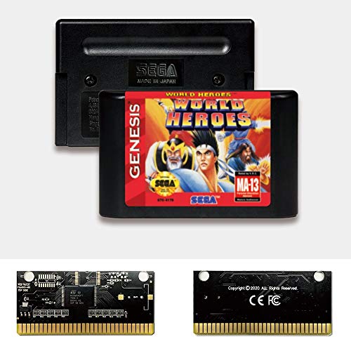 Светски херои на Адити - САД етикета Flashkit MD Electroless Gold PCB картичка за Sega Genesis Megadrive Video Game Console