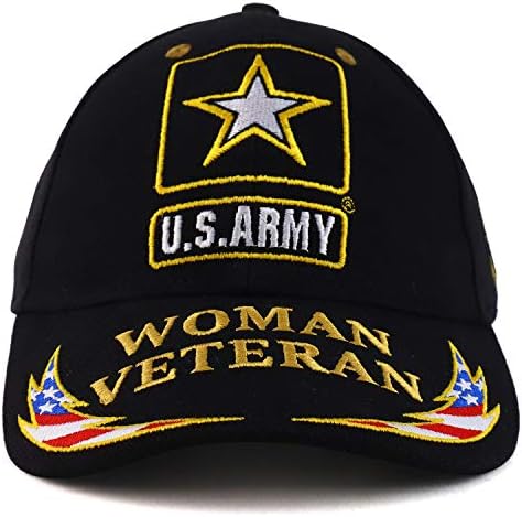 Официјално лиценциран ветеран на американската армија везена структурирана структурирана капа за бејзбол
