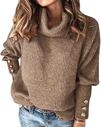 Џемпери на Wytong за жени, есен мода 2022 плетени кошули со долг ракав, обични слатки врвови, маица лесна секси облека