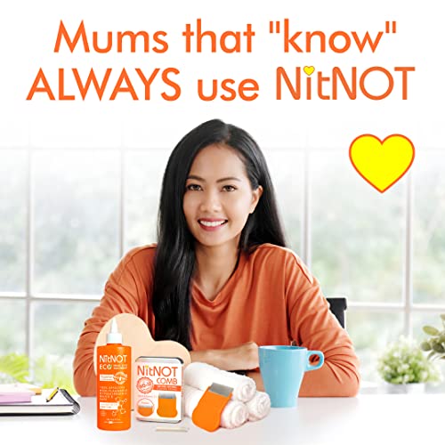 Nitnot - Третман на вошки на вошки со вошки чешел, серум на глава + пакет на чешел од железо. Отстранува вошки на главата и јајца.
