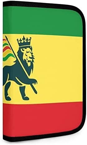 Етиопско Растафаријанско Знаме На Лав Дво-пати Алатка Организатор Држач Џеб Мултифункционален Крпа Преклопен Пренослив Алатка