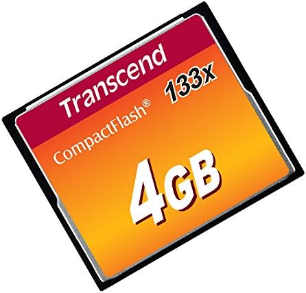Трансцендент 4 GB 133x Компактна мемориска картичка TS4GCF133