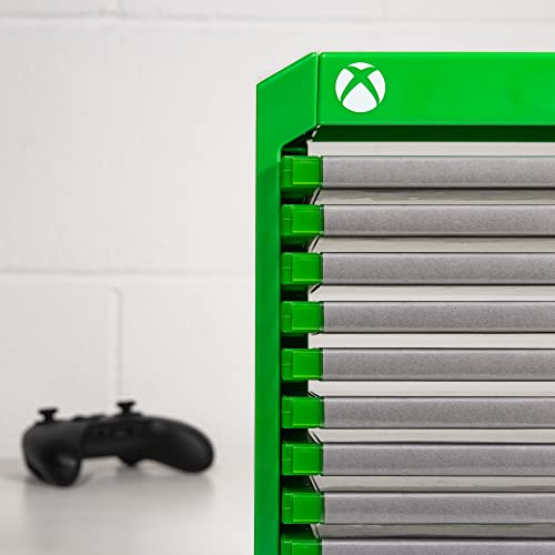 Официјална Кула За Складирање Xbox Premium, Штанд За Игри За Xbox Серии X S и Xbox Продавници Со Еден Држач 10 Игри Или Случаи