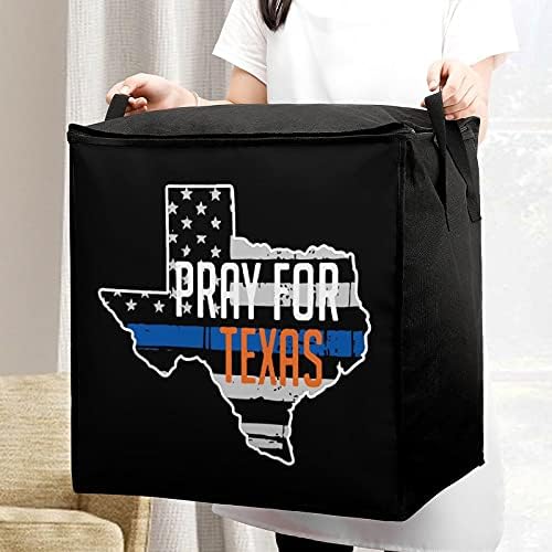 Молете Се За Тексас Голем Јорган Торба За Складирање Кутија Патент На Врвот За Облека Перница Утешител