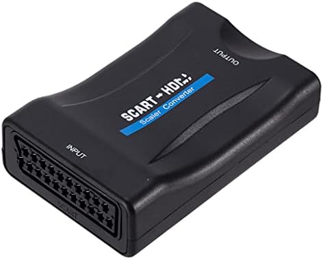 HGVVNM 1080P SCART ДО HDMI Видео Аудио Зголемување На Резолуцијата Конвертор Адаптер ЗА HD ТВ ДВД За SKY Box STB Приклучок И Игра DC Кабел