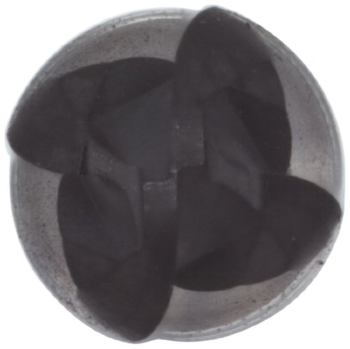 Yg-1 eib07 карбид микро топка нос крајна мелница, финиш во форма на дијаманти, 30 deg хеликс, 4 флејти, 3 вкупна должина, 0,0625 дијаметар