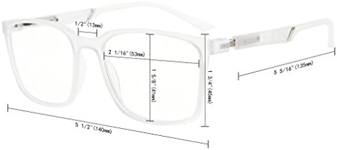 Чесблу Голема Рамка Компјутерски Очила Сино Светло Филтер Читање Очила Жени Мажи