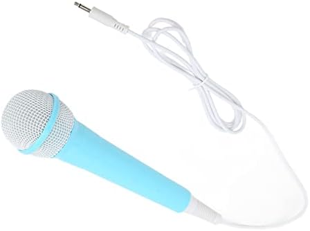 Хилитанд жичен микрофон, рачен динамичен микрофон за играчки, 3,5 мм приклучок со ниско искривување музика Детска машина за пеење