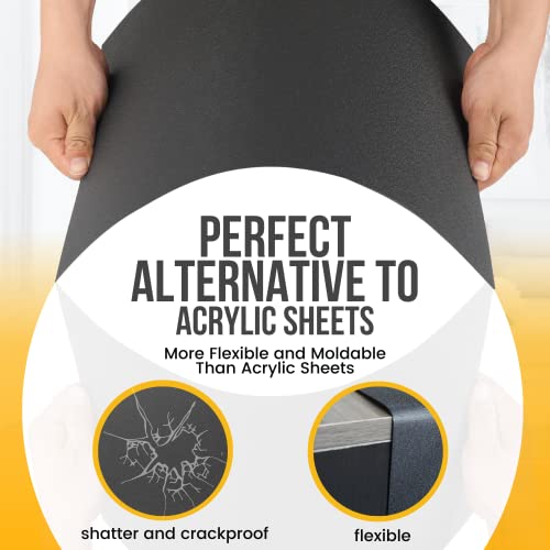 Пластични чаршафи Calpalmy ABS - 8 ”x 10” x 1/16 ”пластичен лист - текстурирани и матни површини - пофлексибилни и обликувани