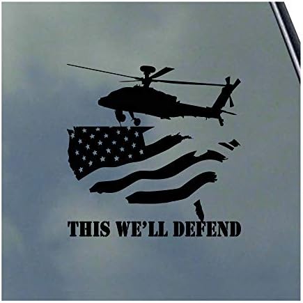 Ова ќе го браниме - хеликоптер винил налепница Деклар САД воена служба на ветерани на армиски маринци