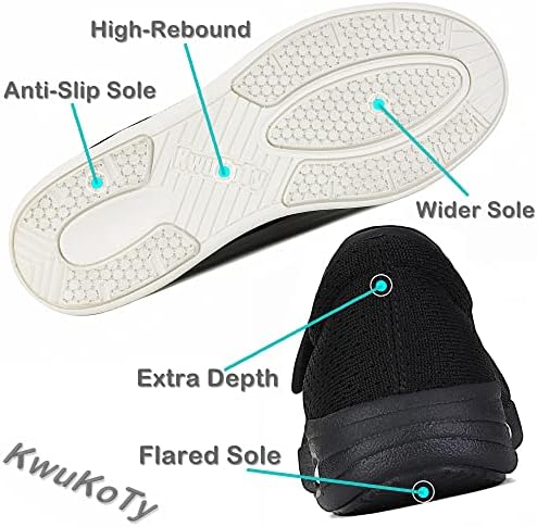 Чевли за одење во Kwukoty | Ортопедска поддршка | Плантарна фасцитис/дијабетес/отечени нозе/бунион | Унисекс