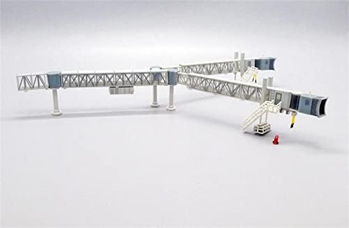 Додатоци за аеродроми на JC Wings ПАТНИЦИ Транспарентен мост за двојни канали за модел на B747 /A350 1: 200
